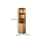 Detached Scratch-immune Accent Cabinet with 3/4 Exterior Shelves, Cabinet Knobs, Sepia/Wood Color Top, Soft Close Drawer, and Stain Resistant
