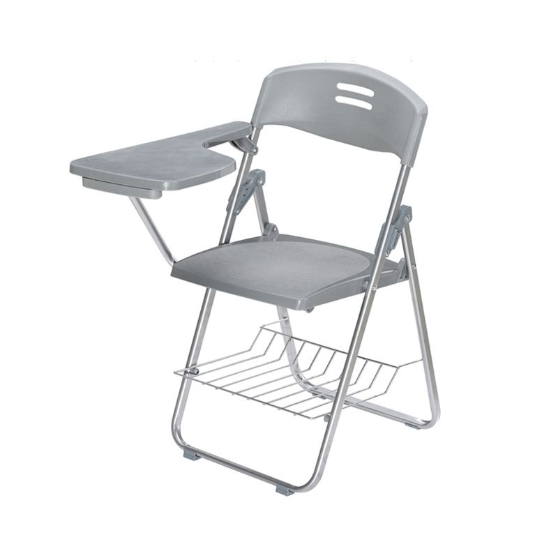 Modish Fold-up Solid Color Multipurpose Chair/Side Chair with Metal Frame and Airy Back for Linoleum