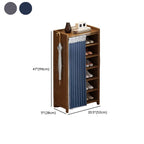Art Deco Bambusa Rectangle Shoe Rack with 7 Shelves/6 Shelves/5 Shelves, Floor Mounted for 11-20 Pairs/1-10 Pairs/21-30 Pairs in Drawing Room