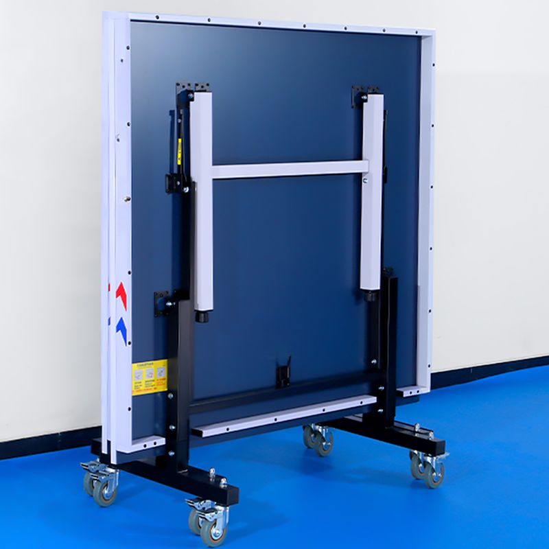 Indoor Ping Pong Table with Cerulean Synthetic Laminate Top