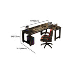 Minimalist L-Shape Desk with Odor Resistant H-Shape Base, Independent Structure, Wire Management, and Engineered Wood Top