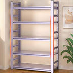 Steel Vertical Barrister Bookcase with 4-Shelf/6-Shelf/5-Shelf and Open Back