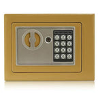 Steel Security Safe with Battery, Pry Resistant Lockable Keys