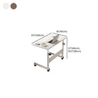 Trendy Engineered Wood Laptop Cart with Flexible Height and Casters