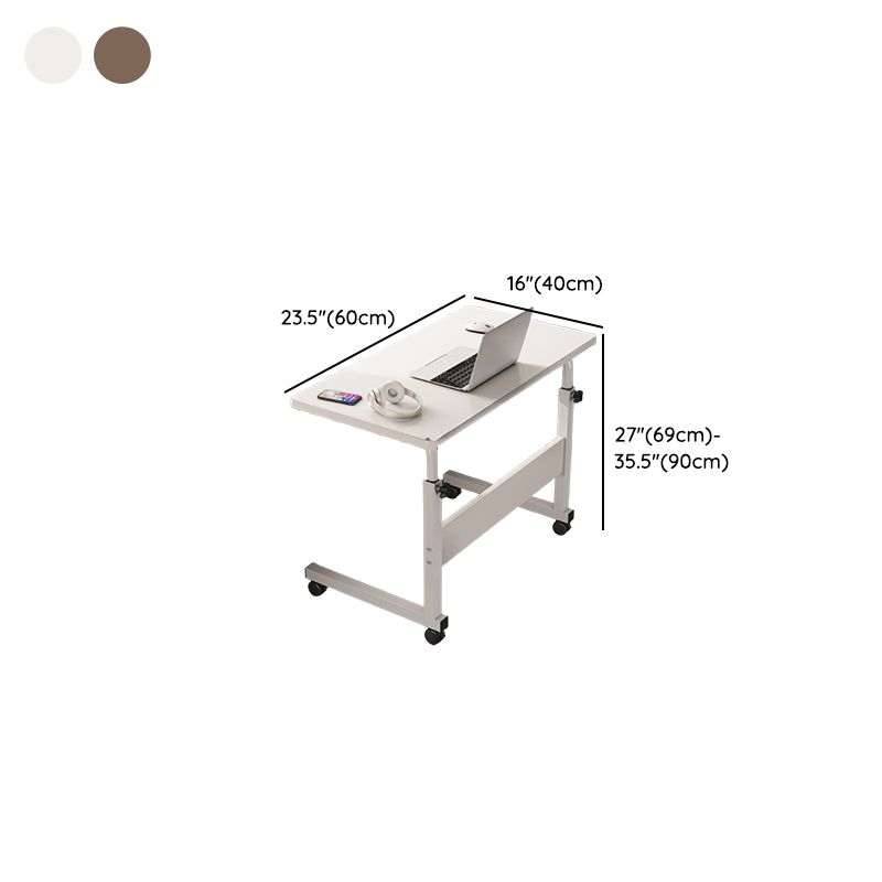 Trendy Engineered Wood Laptop Cart with Flexible Height and Casters