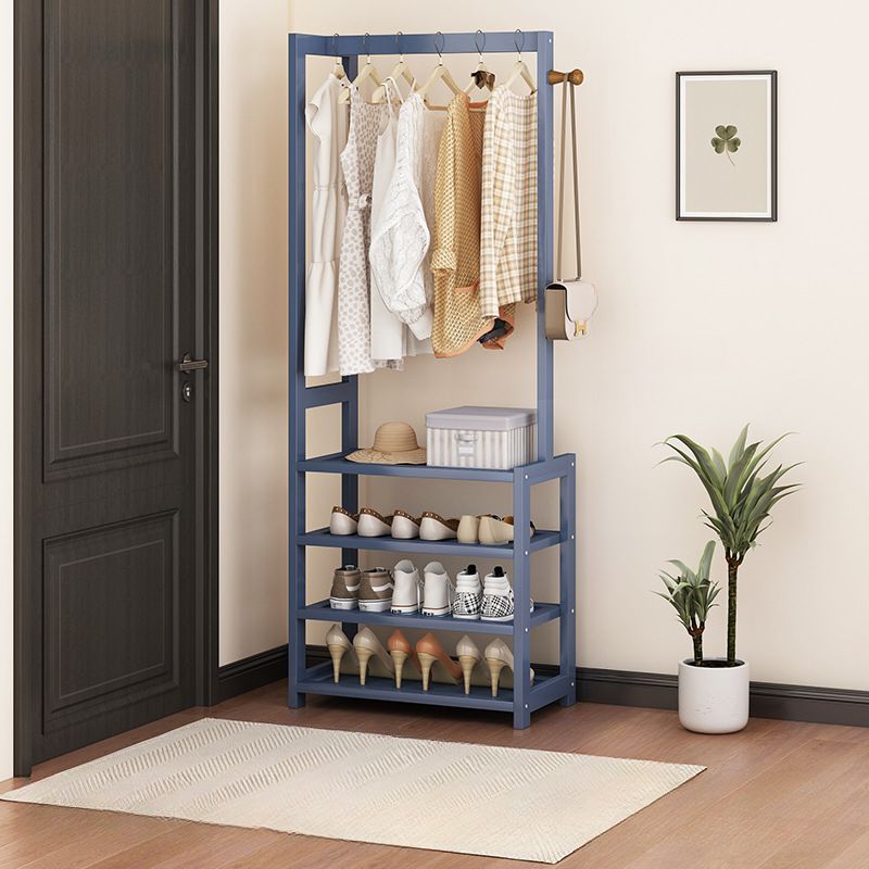 Modern Simple Style Hall Rack with 5 Shelves/4 Shelves and 1 Hook