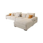 L-Shape Plush Sofa Recliner