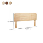 Trendy Full(54"W x 75"L)/Queen(60"W x 80"L)/King(76"W x 80"L) No Distressing Standard£¨36-55¡°£© Rectangle Panel Headboard with Lumber Frame, Sponge Filling Included/Not Included