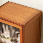 Sepia Organizing Shelf with 5-Cabinet/4-Cabinet/3 Cabinets and 5-Shelf/4 Shelves/3-Shelf in Vertical Closed Back Design