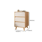 Modish Laminate Nightstand With Drawer Organization