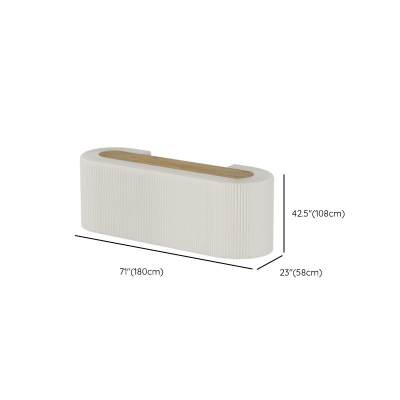 Chalk Oblong Display Table with Locker Feature, Unfinished Finish, 30 to 39 in/40 in & Above Height, 50 in & Above Size, 20 to 29 in Width