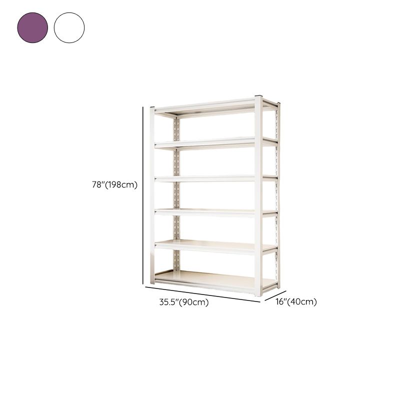 Steel Vertical Barrister Bookcase with 4-Shelf/6-Shelf/5-Shelf and Open Back