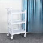 Modern Plastic Tool Utility Cart All Ages with 3 Shelves/2 Tiers