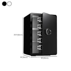 Steel Security Safe with Battery, Pry Resistant, Lockable, and Shelves Included