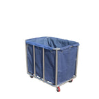 Alloy Laundry Cart Washable and Removable with Casters for Adult