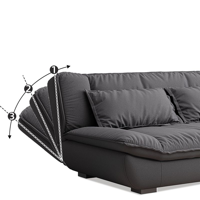 Simplistic Scratch-defiant Futon Fold Out Bed with Pillow Back Loveseat and Pillow in King/Queen/Full Size