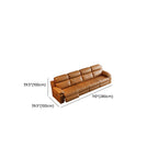 Modish Solid Color Stain Resistant Standard Sofa/Loveseat/Single Sofa in Light Brown for 3-seater/4-seater/2