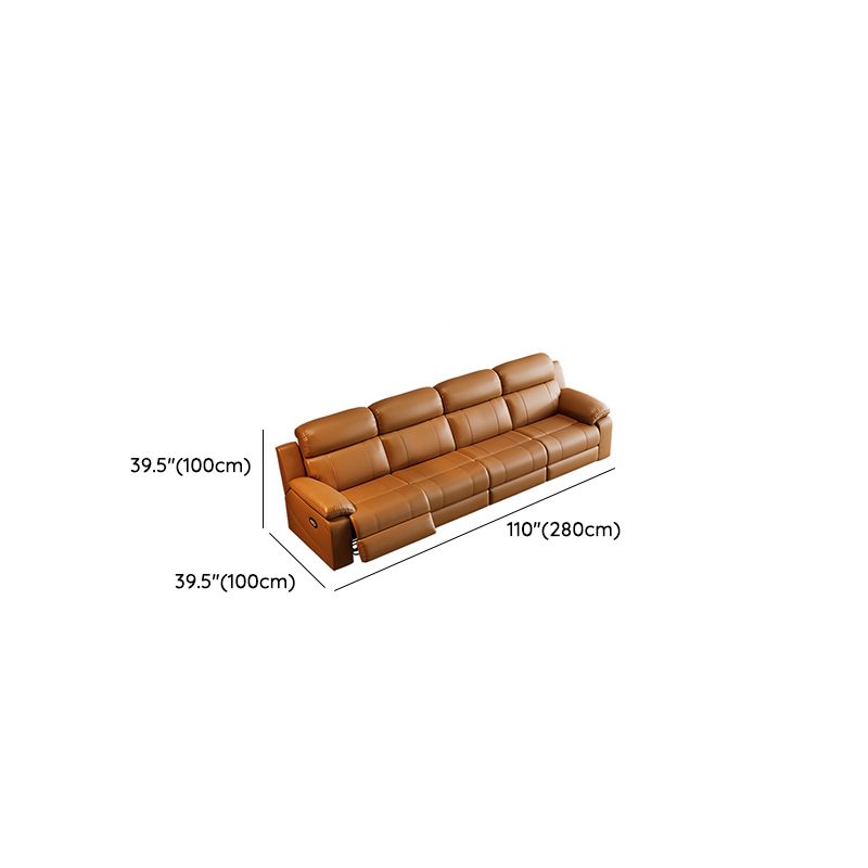 Modish Solid Color Stain Resistant Standard Sofa/Loveseat/Single Sofa in Light Brown for 3-seater/4-seater/2