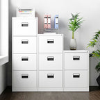 Vertical Filing Cabinet/Horizontal Filing Cabinet in Steel with Key Lock