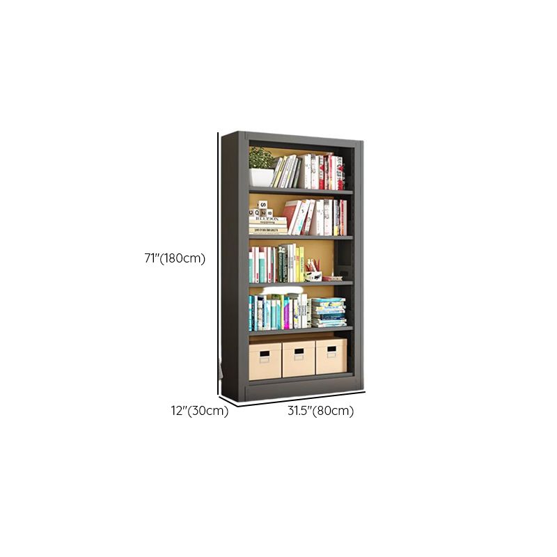 Ink Vertical Shelf Organizer with 3 Shelves, Steel Frame, Open Back