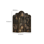 Indoor Midnight Black Translucent Folding Self-supporting Temporary Wall Panels