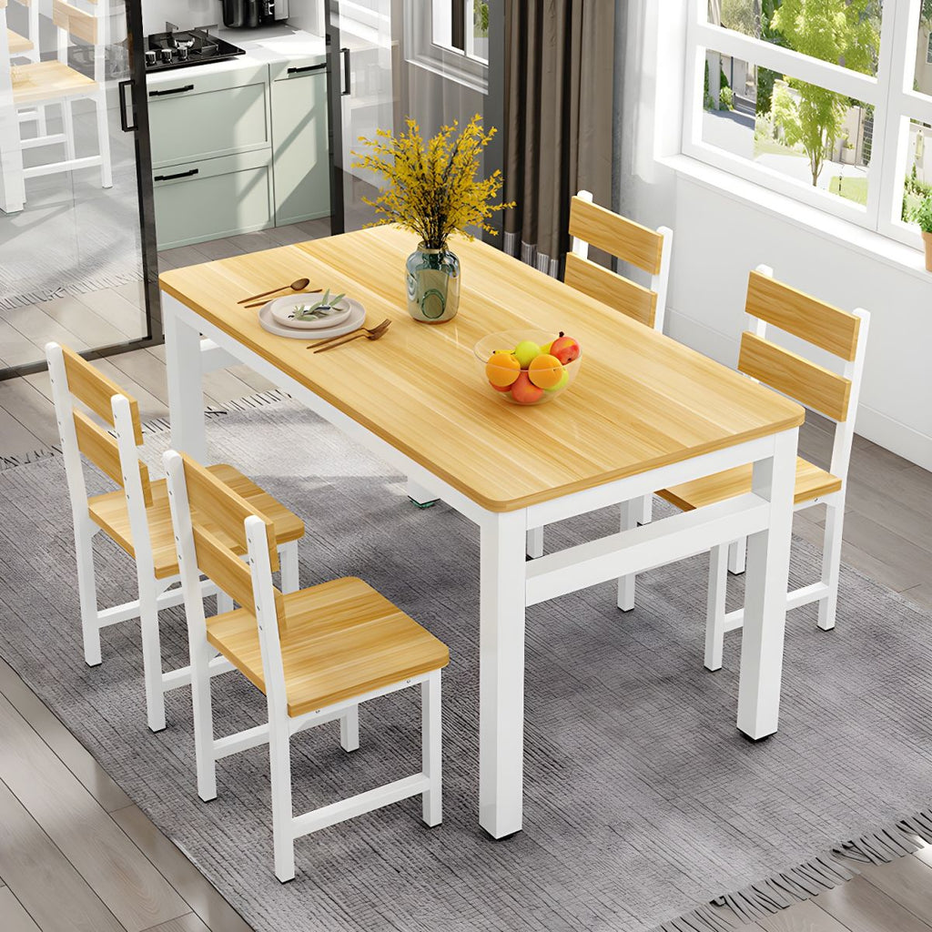 Modern Style Wooden Dining?Room?Set Standard Height Home Dining Table Furniture