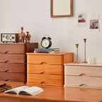 Free Standing Horizontal Filing Cabinet/Vertical Filing Cabinet in Wood with 1 Shelf and Drawer in a Simplistic Style