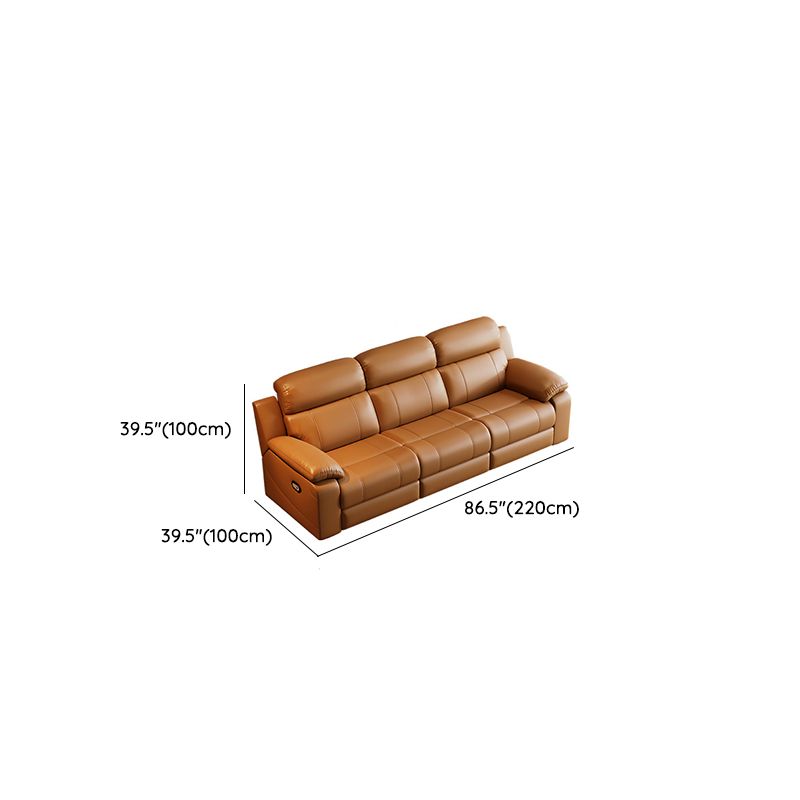 Modish Solid Color Stain Resistant Standard Sofa/Loveseat/Single Sofa in Light Brown for 3-seater/4-seater/2