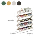 Art Deco Bambusa X-Shape Shoe Rack with 4/5/3 Shelves for 1-20 Pairs in Drawing Room