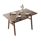 Modern Simple Household Standard Tableware Rectangular Kitchen Tableware 4 Legs Table