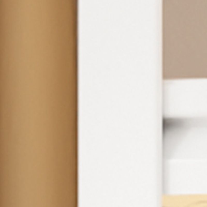 Chalk Modern Simple Style Coat Tree with Container Storage and 2 Shelves in Steel