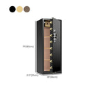 Steel Security Safe with Lockable Mechanism, Keys, and Shelves
