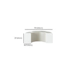 Chalk Collapsible Rectangle Up to 19 in W x 20 to 29 in/30 to 39 in/40 in & above H Unfinished Display Table with Single Pedestal Base