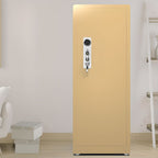 Steel Security Safe with Lockable Mechanism, Keys, and Shelves