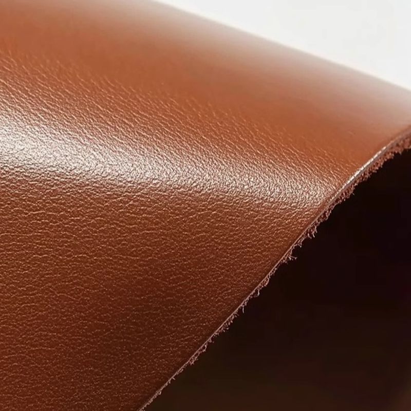 Simplistic Solid Color Arm Chair with Sewn Pillow Back in Ink/Cocoa and Arms