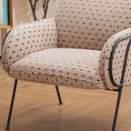 Modern Simple Style Single Sided Booth in Gray/Green/Cocoa with Armrest and Foam Upholstery