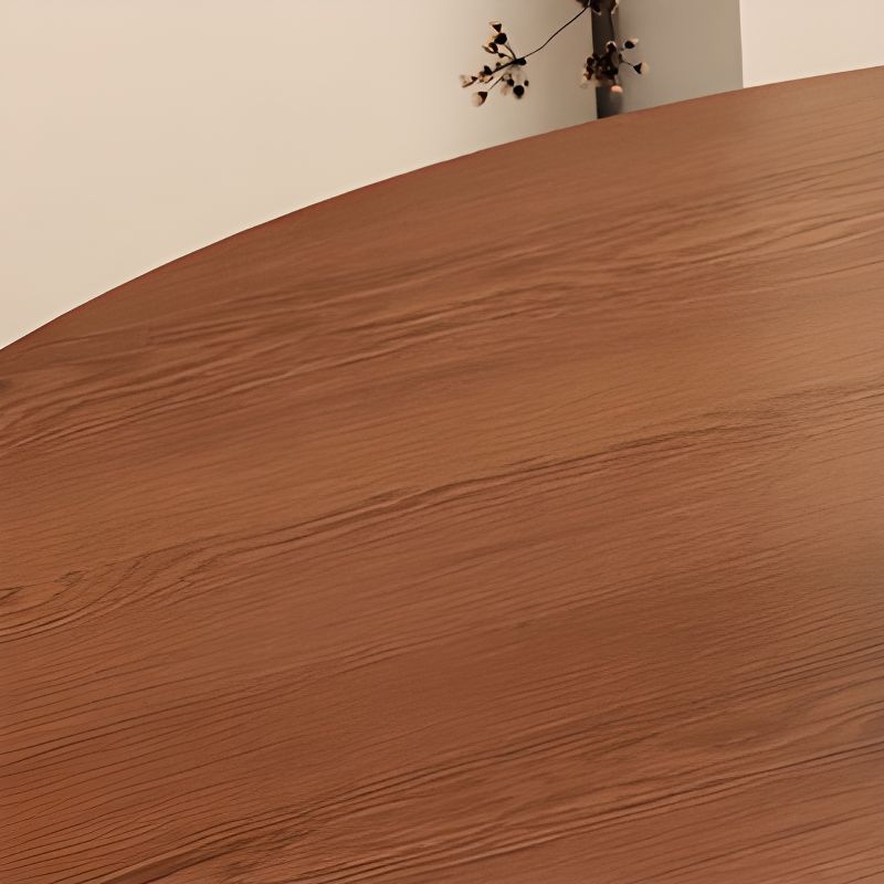 Composite Wood Dining Table with Pedestal Base, Scratch-proof, for 2-seater/Seating for 4