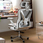 Simple Multi-levelled Single Color Steel Frame Chair in Silver with Lumbar Support, Tilt Available, and Glide Movement