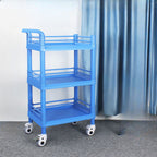 Modern Plastic Tool Utility Cart All Ages with 3 Shelves/2 Tiers