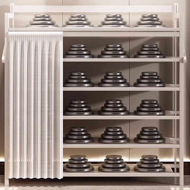 Art Deco Bambusa Rectangle Shoe Rack with 6/5/7 Shelves for 21-30/11-20/1-10 Pairs in Drawing Room