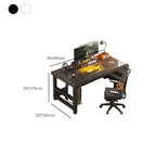 Contemporary Office Furniture Set/Office Desk with External Shelving, and Dual Footing