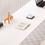 Casual Writing Desk with Easy Assembly, Scratch-proof Sleigh Base, Chalk Slate Top