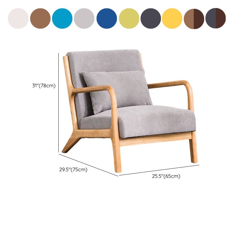 Comfortable Scandinavian Sofa with Foam Cushioning and Non-Skirted Design