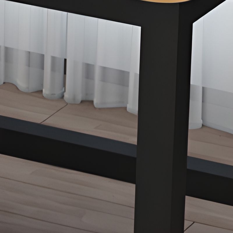 Modern Rectangular Laminate Writing Table with Unfinished Color