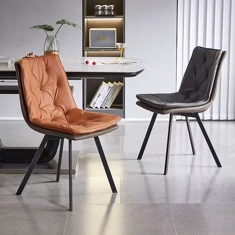Dinette Button-tufted Side Chair with Foot Pads