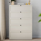 Casual Steel Bachelor Chest/Semainier with 5/3/4 Drawers in Vertical/Horizontal Orientation