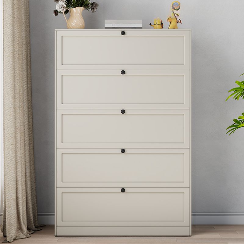 Casual Steel Bachelor Chest/Semainier with 5/3/4 Drawers in Vertical/Horizontal Orientation
