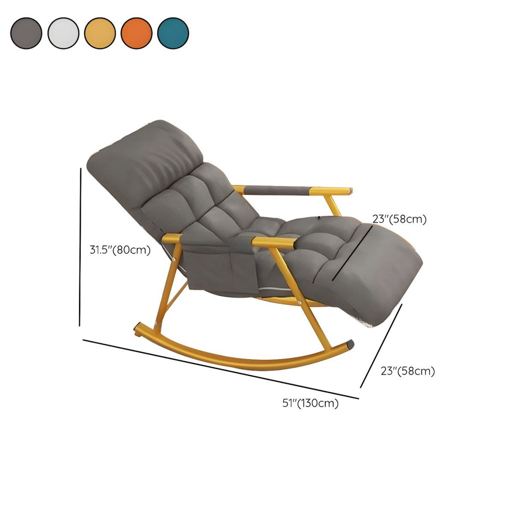 Stylish Upholstered Rocking Chair in Modern Design for Ultimate Comfort