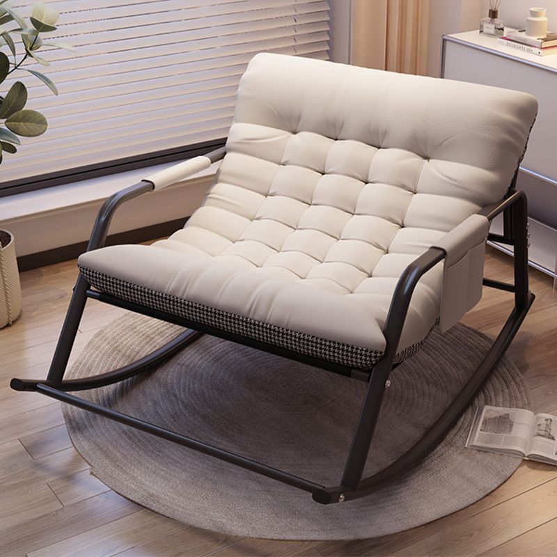 Stylish Upholstered Rocking Chair in Modern Design for Ultimate Comfort