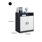 Modern Lockable Wood Filing Cabinet with Key Lock & Drawer / Cabinet